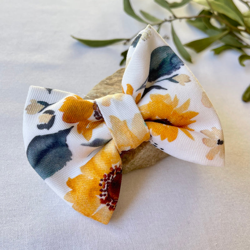 Sunflower Baby Bow Tie